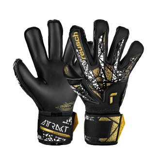 Reusch Attrakt Gold X Evolution Cut Finger Support 5470950 7740 weiss schwarz gold 1